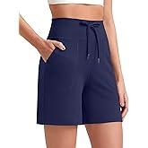G4Free Women's Athletic Running Shorts High Waisted Summer Casual Shorts for Golf Yoga with Pockets