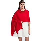 Erdenech Luxury Cashmere Wool Blend Wrap for Women, All-Season Travel Wrap Shawl, Extra Large Blanket Shawl Scarf Pashmina