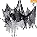 JOVITEC 4 Pack Halloween Creepy Cloth Spooky Fabric Cloth Loose Weave Gauze Freaky Cheesecloth for Haunted Halloween Party Decoration (2 Yards x 30 Inch，Black)