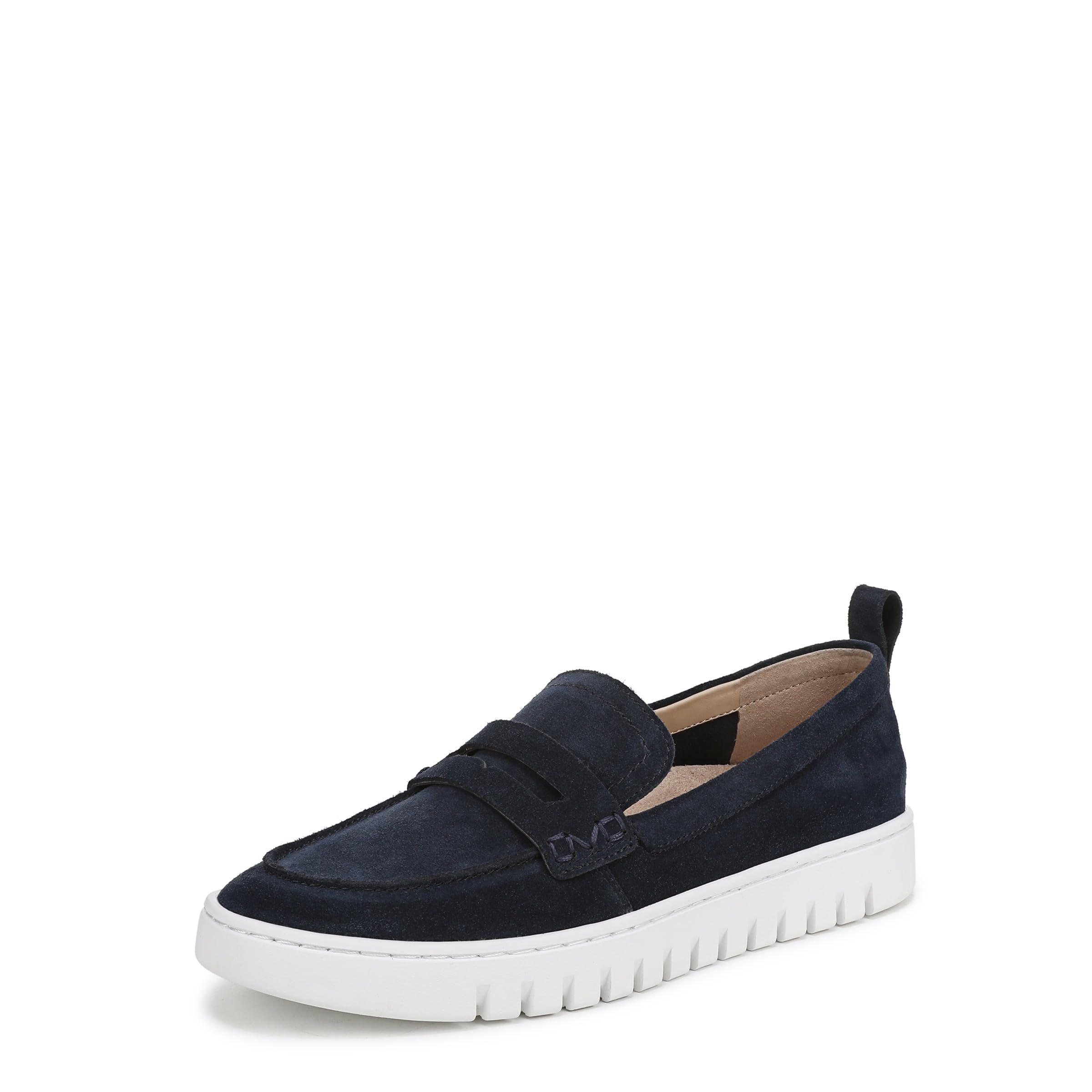 Vionic Womens Uptown Loafer Dark Blue Suede 8 W