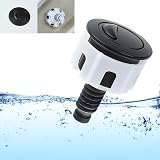 Ranuw Toilet Push Button Double Flush Replacement Tank WC Parts Adjustable view 2
