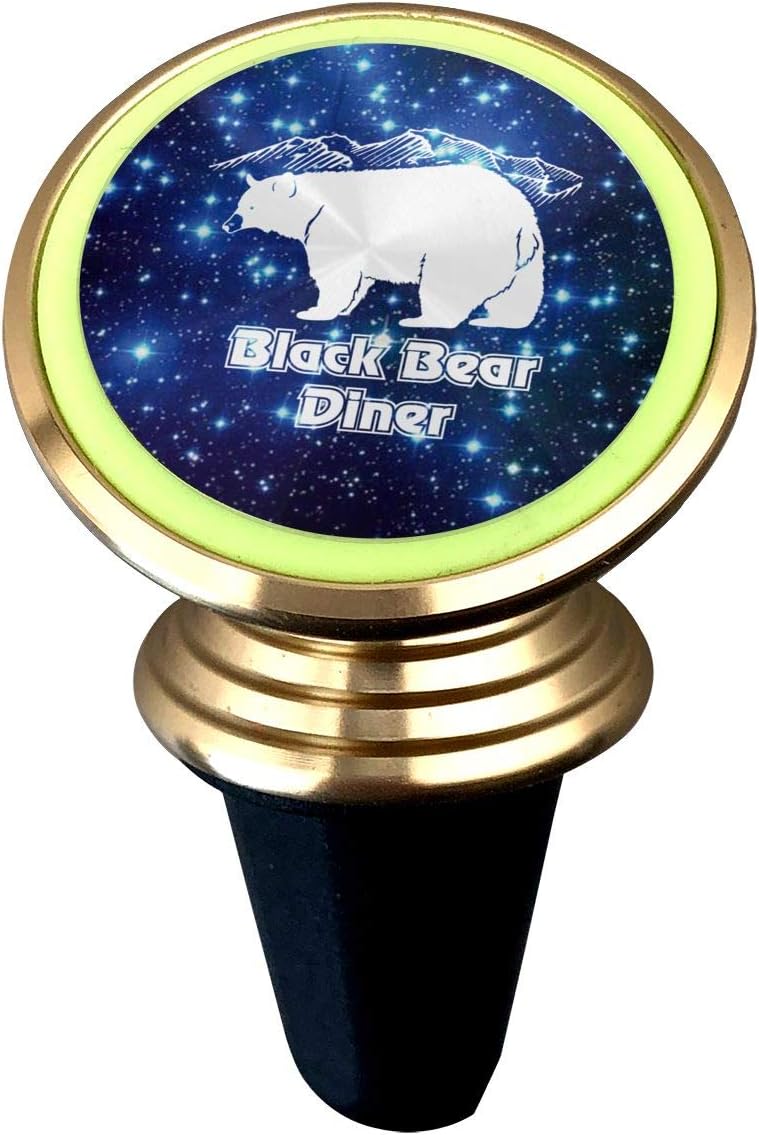 Black Bear Diner Logo Noctilucent Car Phone Mount Magnetic,Universal Phone Holder Stick On Car Dashboard Mount
