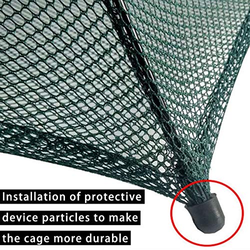 Chencheng Renforcement 4-20 Trous Automatique Pêche De La Crevette Nette Cage Nylon Pliable Crabe Nasse Cast épervier…