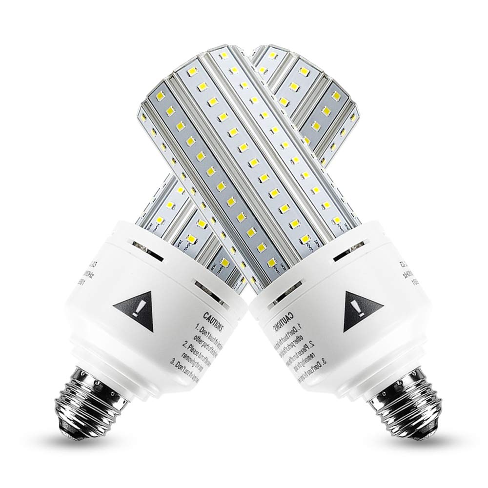 2 Pack 500W Equivalent LED Light Bulb 7500 Lumen