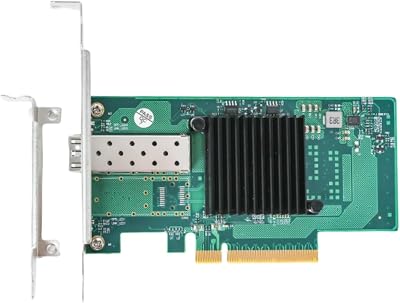 QSFPTEK 10G SFP+ NIC Card for Intel X520-DA1 PCIe Ethernet LAN Adapter