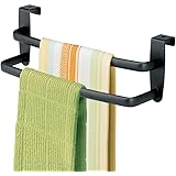 mDesign Toallero para cocina colgante - Soporte para toallas y