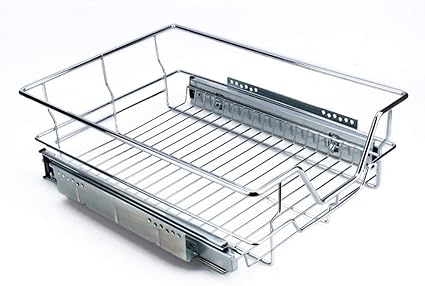 Amazon Phasuk 棚下収納バスケット キッチン パントリー 引き出しスライド式メタルバスケット 引き出し 600mm Phasuk キッチンストッカー 通販