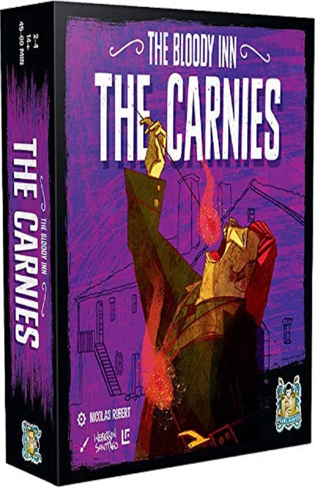 Pearl Games PGAS02EN The Carnies: The Bloody Inn Expansion, Multicoloured