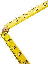 Fisco FSCXFY1ME Yellow Abs Nylon Rule 1m 39in Handyman Four Fold view 3
