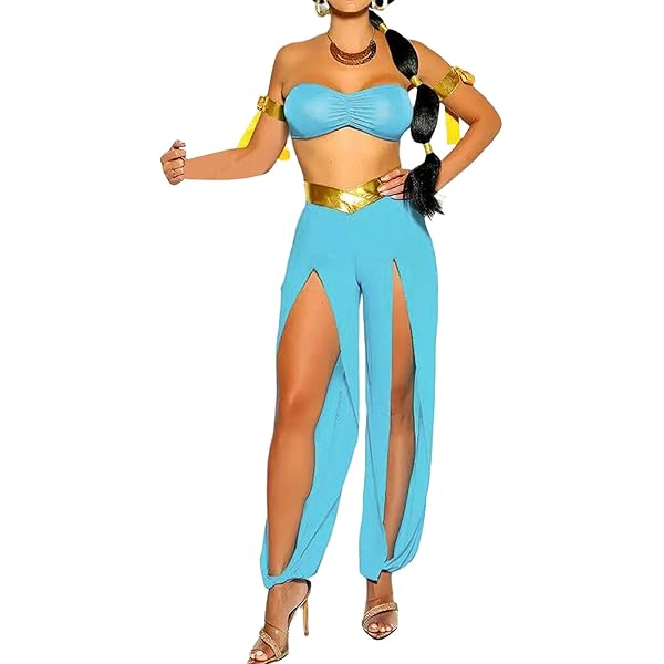 Amazon.com: Cosearlm Genie Costume for Women Dream Genie Arabian Pink Suit  Full Set Halloween Costume (Pink, Medium) : Clothing, Shoes & Jewelry