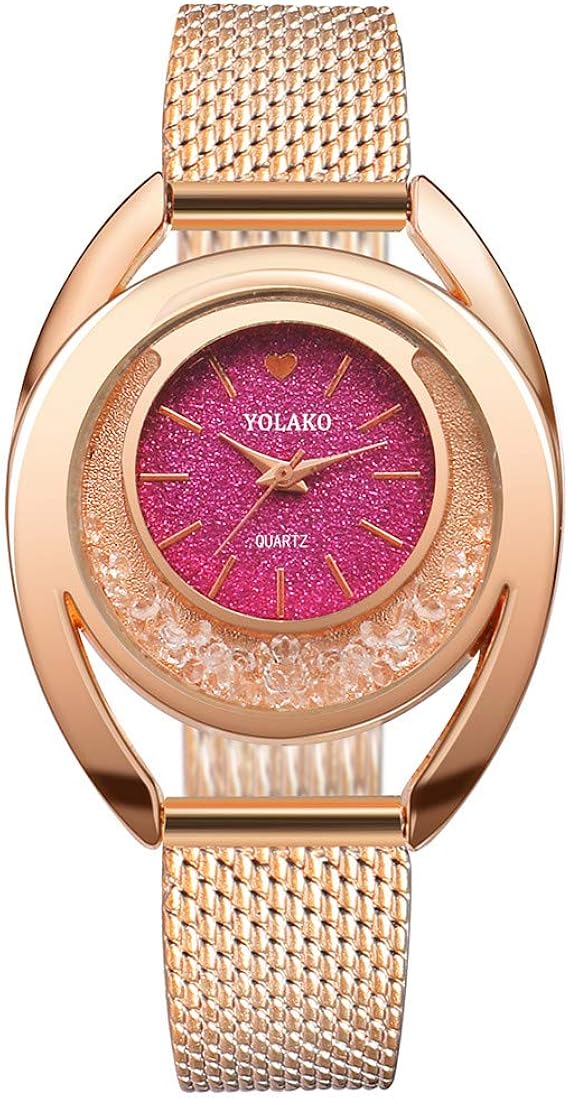 Montre Connectée Femme Pas Cher Amazon Siilrut Femmes Multi-Cadrans Quartz Montres Bracelet avec Bracelet en