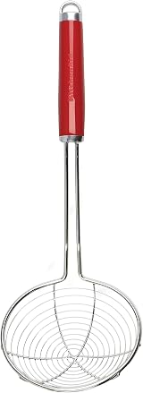 KitchenAid Spider Strainer Mesh Skimmer Stainless Empire Red