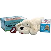 SmartPetLove Snuggle Puppy Heartbeat Stuffed Toy for Dogs - Pet Anxiety Relief and Calming Aid - Golden