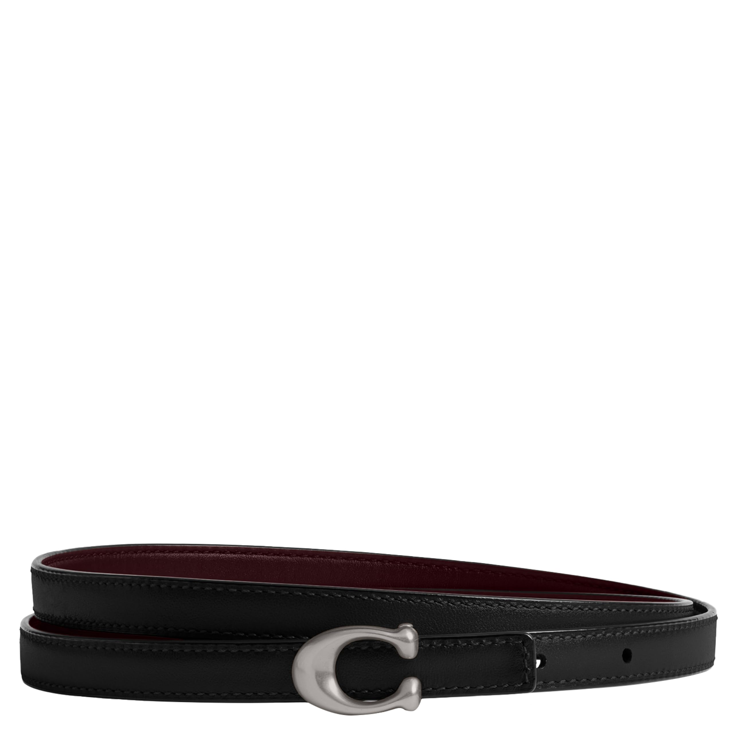 Photo 1 of COACH 13mm Sculpted C Reversible Belt in Refined Leather