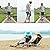Ezyoutdoor Portable Folding Camping Chairs Aluminium Alloy Stool Fishing Hunting Camping Furniture Beach Chair with Carry Bag