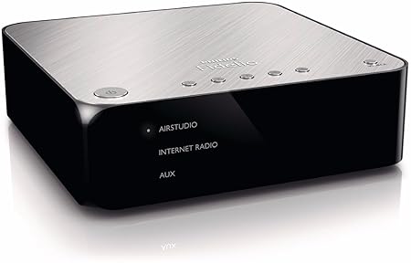 Philips Fidelio A1 (AW1000/10) Wireless HiFi Link als Baustein (Internetradio, Smartphone Musik-Streaming, Spotify) schwarz