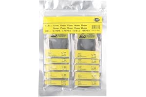 Alucy 500Pcs O-Ring Watch Gasket Rubber Seal, 50pcs/Bag 10 Bags O Ring Rubber Seal Watch Back Cover Seal Gaskets Watch Repairing Tool Watch O-Ring(0.7MM (31-40MM))