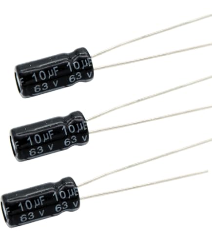Set of 10, Nichicon 105°C Electrolytic Capacitor 47uF 16V (47 mfd