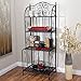 Finley Home Brixton Indoor/Outdoor Folding Bakers Rack