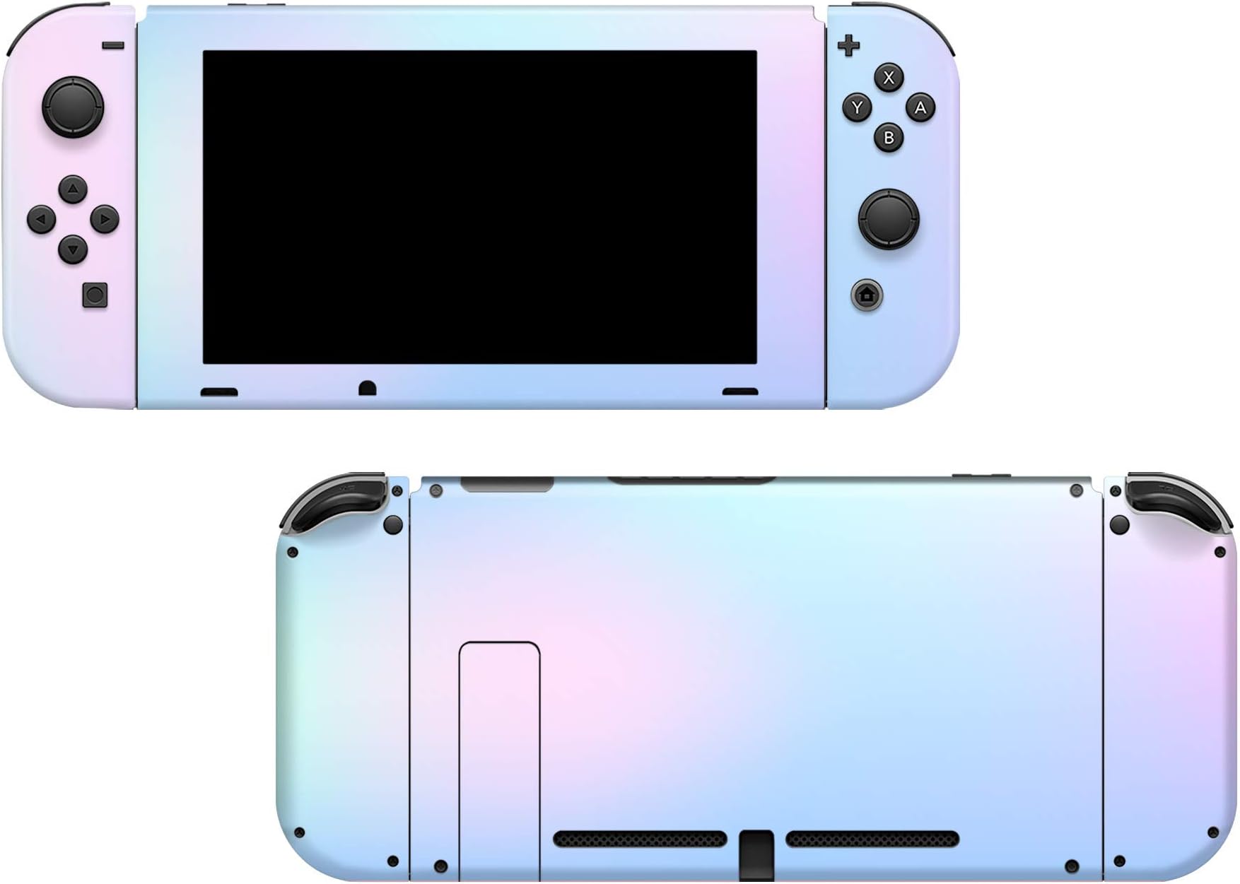 Pastel Fresh Color Vinyl Skin Decal for Nintendo Switch 3M Premium Vinyl 3M overlaminate (Console)