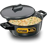 Hawkins/Futura L62 Hard Anodised Cook and Serve Stewpot/Bowl, 2-Liter,Gray,Medium