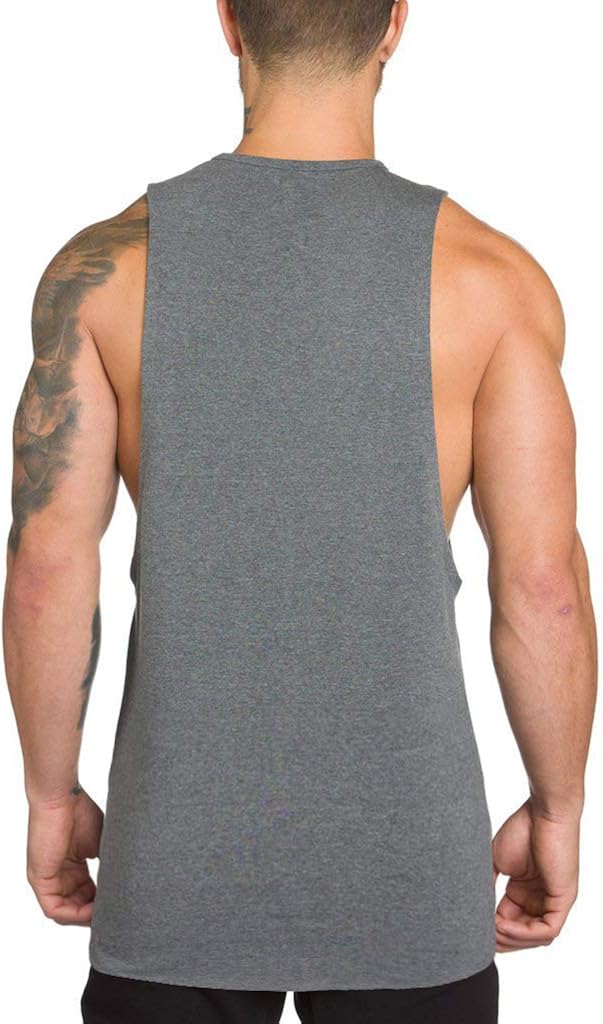 Muscle Killer 3 Pack Men's Muscle Cut Off Gym Workout Stringer Tank Tops Bodybuilding Fitness T-Shirts: Clothing