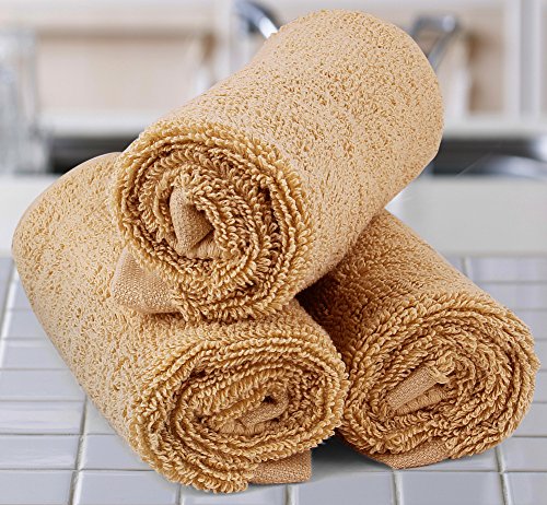 3 Utopia+Towels+Washcloth+Champagne+Multi+purpose