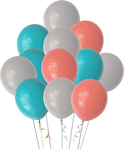 Amazon Com Pastel Assorted Rainbow Color Balloons For Birthday
