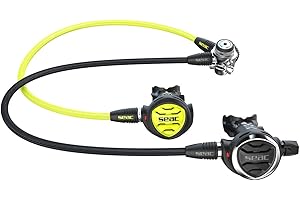 SEAC Set IT500, Scuba Diving Regulator and Emergency Octopus