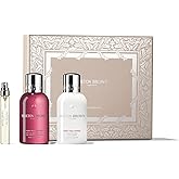 Molton Brown Fiery Pink Pepper Travel Gift Set - Eau de Parfum 0.25 fl. oz., Body Wash 3.3 fl. oz. & Body Lotion 3.3 fl. oz., Luxury Scented Body Care Beauty Gift Set