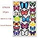 Amaonm® 19 Pcs Removable DIY PVC 3D Colorful Butterfly Wall Sticker Murals Wall Decals Wall Decorations Art Decor Decal for Nursery Room Classroom Offices Kids Bedroom Bathroom Living Room(Color B)