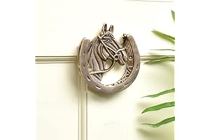 Indian Shelf Horse Shoe Brass Door Knocker - Georgious Door Decoration - Gold Home Entrance Decor Items for Wall - 12.7 Cm