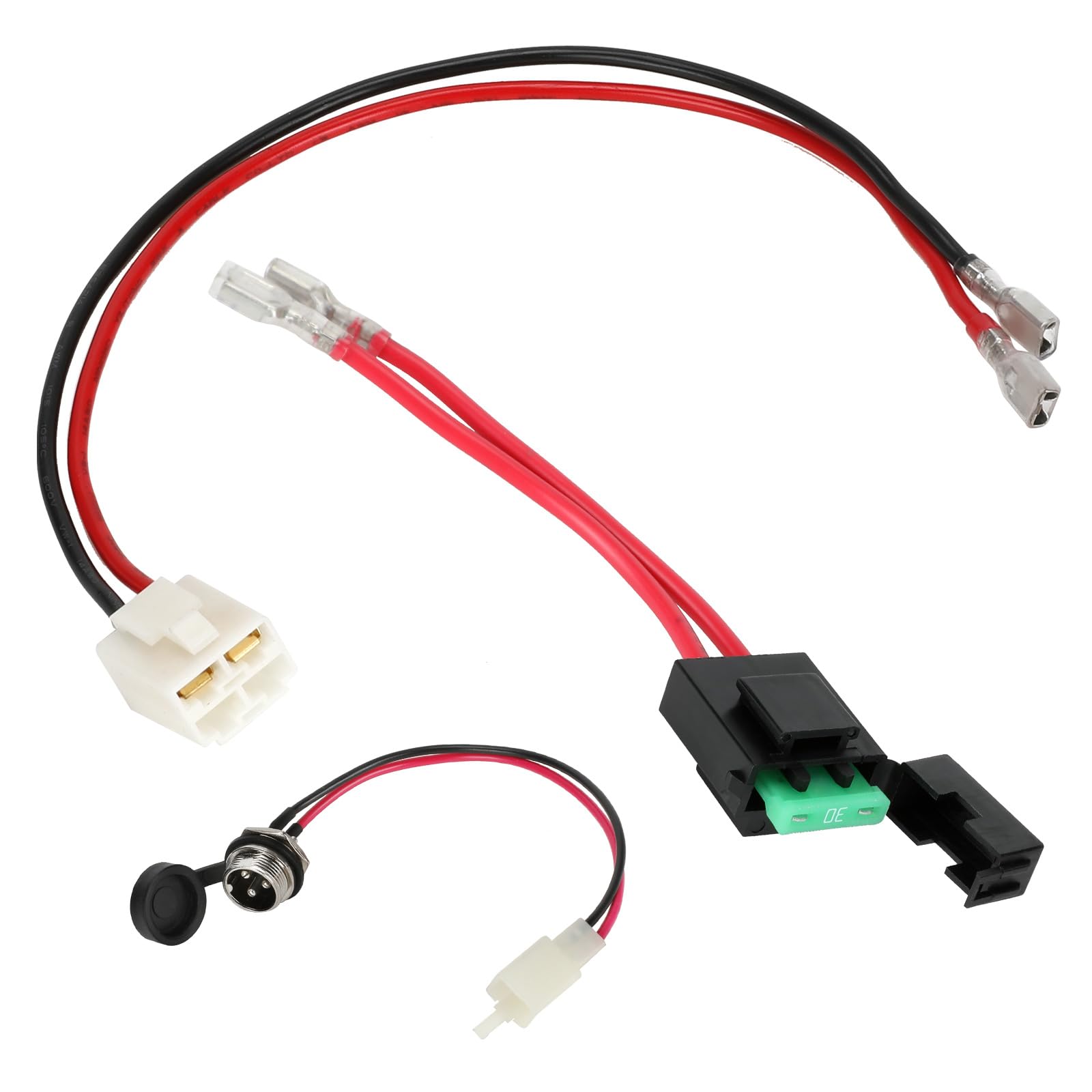 EOPOAYI Wiring Harness 4 Pin 2 Wire & Charger Port