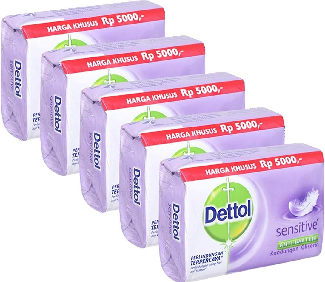 Dettol Hygiene Bar Soap for Sensitive Skin (Trusted Germ Protection