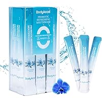 MySmile Mouthwash Alcohol Free, Mouth Wash For Adults, Travel Mouthwash Helps Kill 99% Of Bad Breath Germs, Prevents Cavities, Fluoride Free, Fresh Mint, 30 Uses (0.41 Fl Oz (Pack Of 60