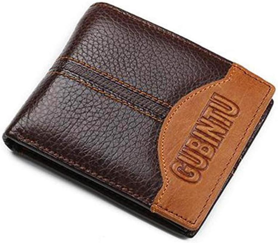 Men's Leather Wallets Zipper Wallet With Coin Pocket Male Purse
