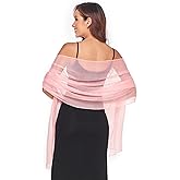 SURVODJA Women Shawls and Wraps for Evening Dress Lightweight Scarf Wedding Guest Shawl Wrap Bridesmaid Scarves