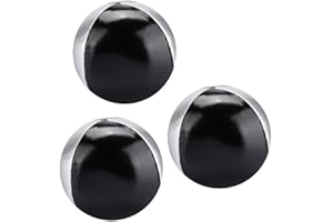 Juggling Ball, Silver Black PU Leather, Portable Indoor Leisure Performance Props for Beginner Jugglers, Circus Training, Par