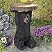 Bits and Pieces - Decorative Bear Accent Table - Realistic Bear Table - Indoor or Outdoor Resin Sculpture Patio Side Table - 20.5” x 13” x 14”
