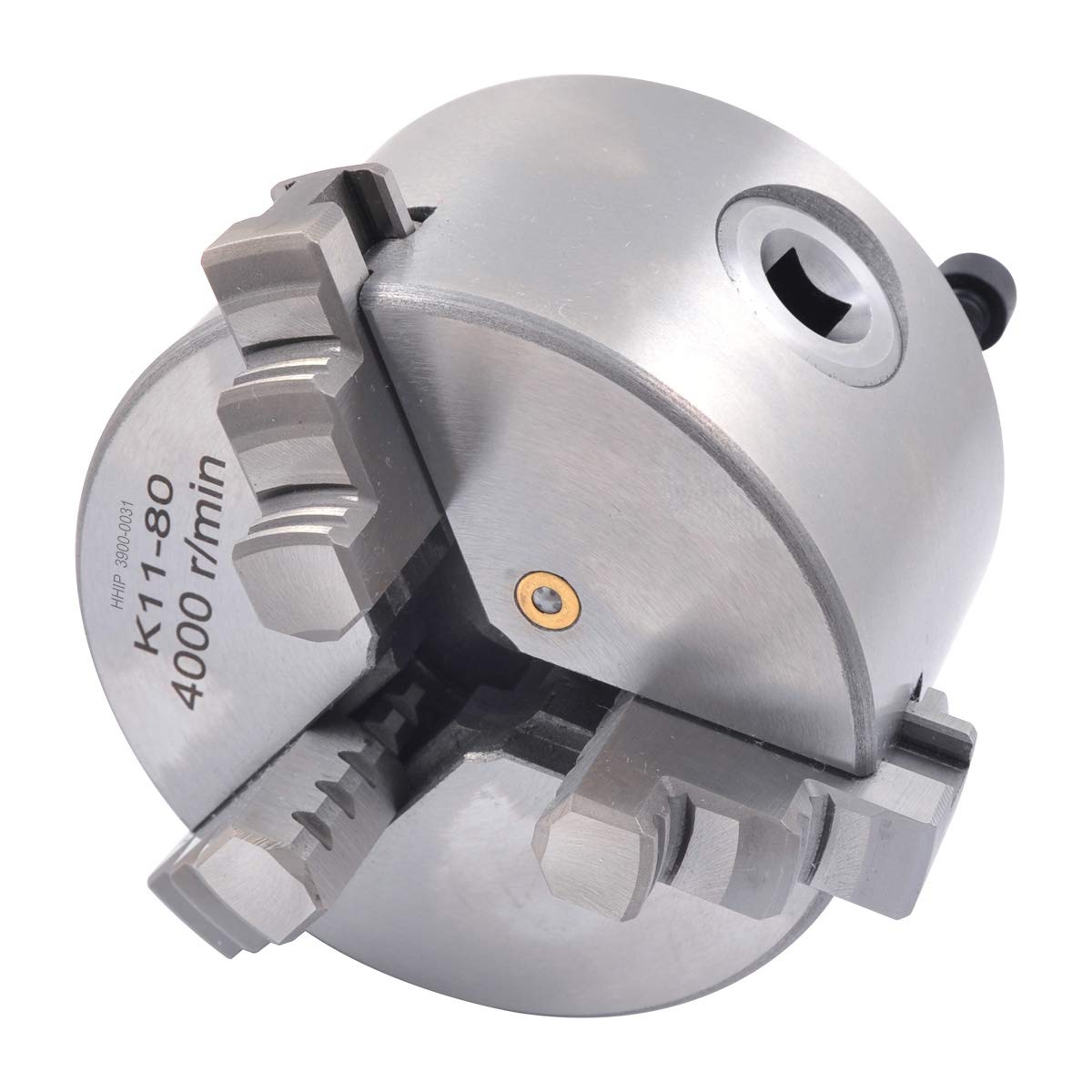 HHIP 3900-0031 3 Inch 3-Jaw Lathe Chuck, Plain Back
