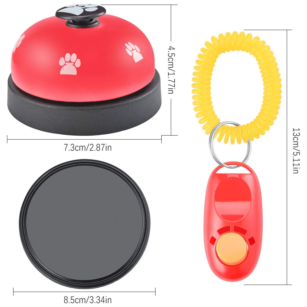 Campanello Addestramento Animali Domestici LTHERMELK - Con Fondo Antiscivolo Per Cane E Gatto - Foto 2