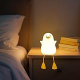 YuanDian Cute Duck Night Light BPA Free Silicone Tap Control 1200mAh Battery view 4