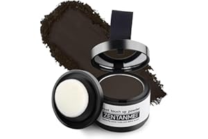ZENTANMEI Root Touch Up Hairline Powder Instantly Hair Powder for Thinning Hairline Cover Up Conceals Hair Loss Thin Hair Receding Hairline Shadow Filler For Men & Women (Dark Brown)