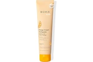 Boka Fluoride Free Toothpaste Nano Hydroxyapatite Toothpaste - Orange Cream Flavor, 4 oz 1Pk US Manufactured