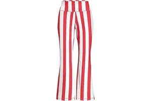 FOWOTOTI Bell Bottom Leggings for Girls Flare Yoga Pants Casual Summer Breathable Workout Oufit Kids High Waisted Legging