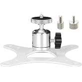 2-Be-Best Projector Mount Mini Projector Ceiling Mount Adjustable Bracket Universal Mounts for Mini Projectors White