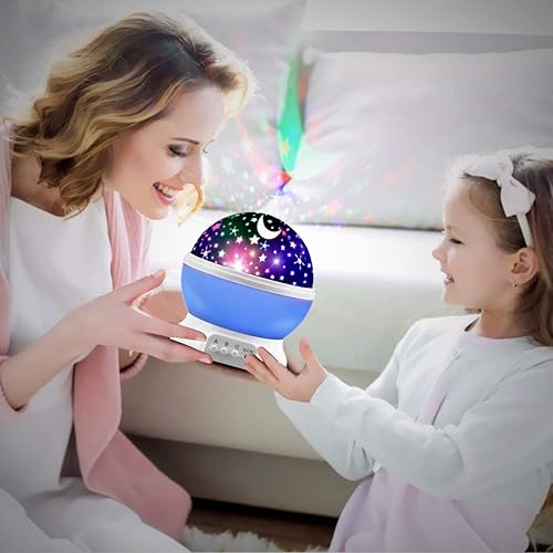 MOKOQI Star Projector, Night Light Lamp Fun Birthday Gifts for 1-4