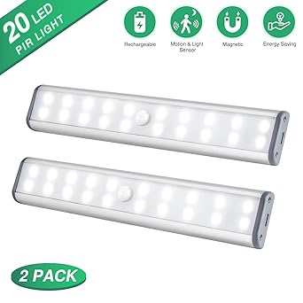 Under Cabinet Lighting 20 Leds Motion Sensor Closet Lights