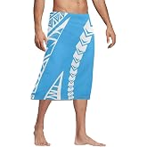 Xsehusvy Polynesian Clothing Lavalava Sarong for Mens Skirt with Snap Plus Size Men Swimsuit Wrap Skirt Towel Wrap Kilt