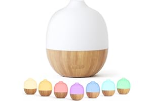 ARVIDSSON 300ml Essential Oil Diffuser, Ultrasonic Diffusers for Essential Oils, Aromatherapy Diffuser with 7 Color Lights & 